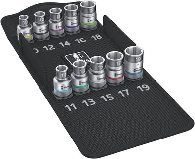 Wera 8790 hmc hf 1 zyklop steeksleutelinzet-set dopsleutel (10-delig)