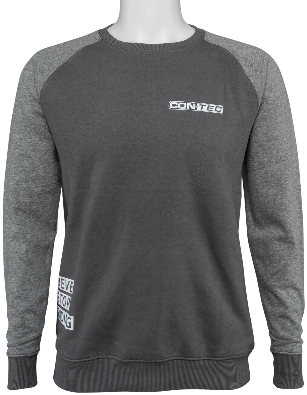 Contec sweatshirt never stop riding ct raglan long-sleeve 2-color
