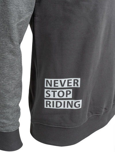 Contec sweatshirt never stop riding ct raglan long-sleeve 2-color