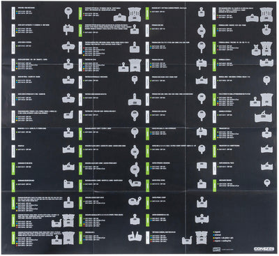 Contec poster disc stop+ ct workshop poster disc brake pads