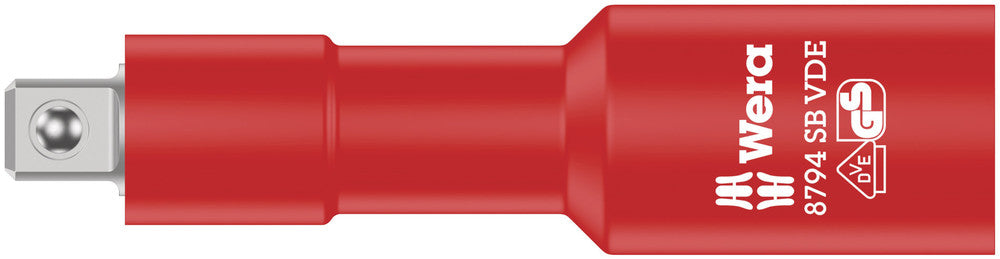 Wera 8794 sb vde zyklop verlengstuk, geïsoleerd, kort, 3 8 , 91.0 mm - 1 stuk(s) - 05004964001