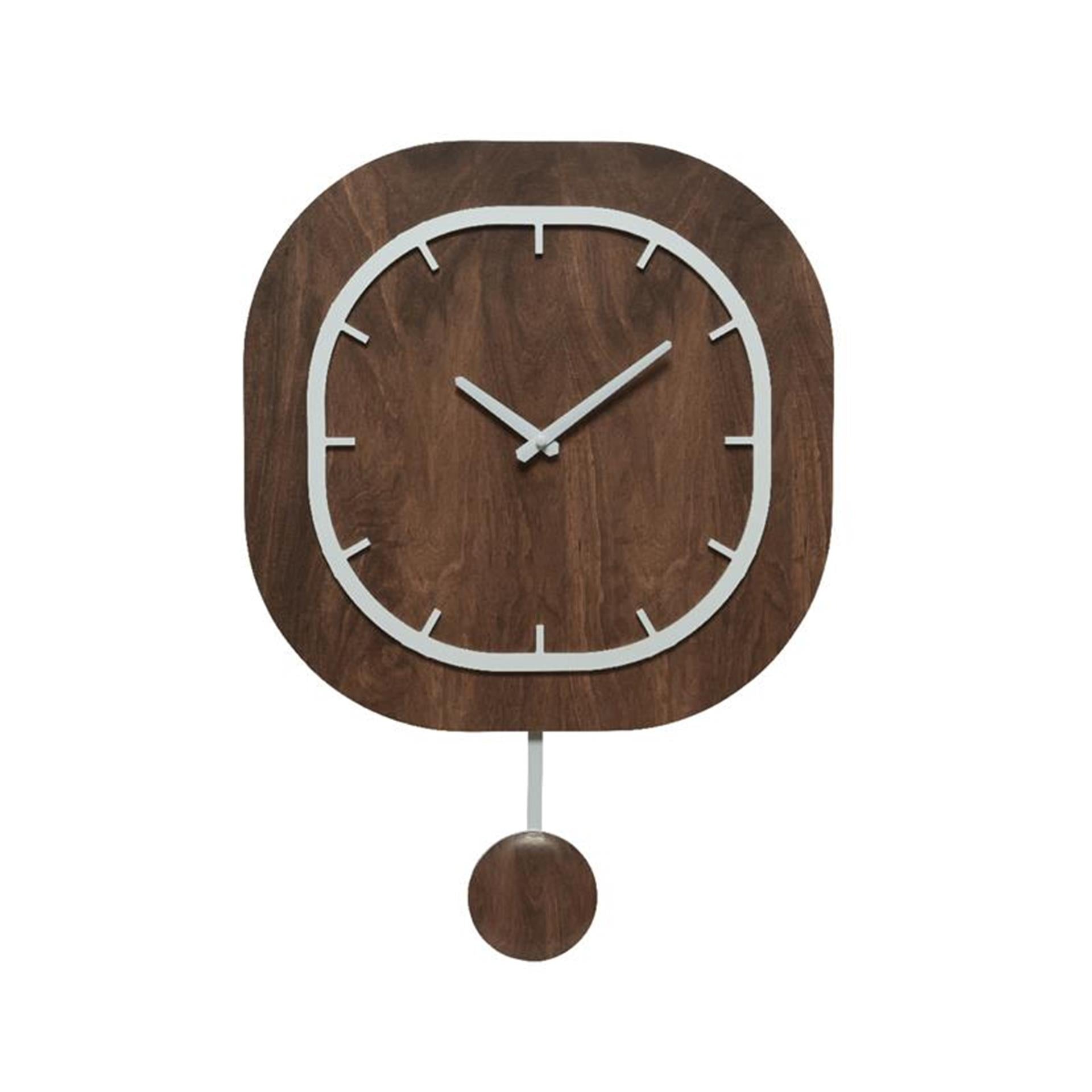 Decoris klok mdf w40-h56cm bruin