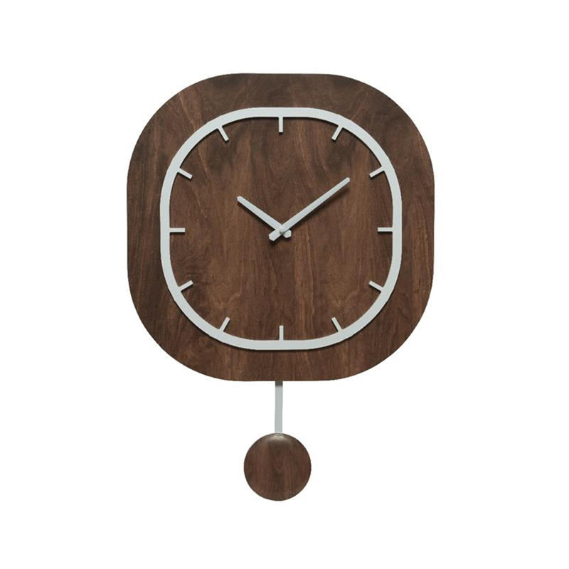Decoris klok mdf w40-h56cm bruin