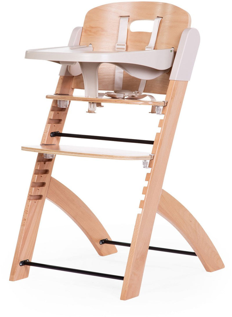Childhome - evosit meegroeistoel met eettablet - verstelbaar en stijlvolle kinderstoel - vanaf 6m - 0 tot 85kg