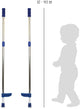 Small foot - metalen stelten verstelbaar blauw, 145cm