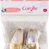 Corolle babypop gouden ballerina schoenen - poppenaccessoire 36cm.