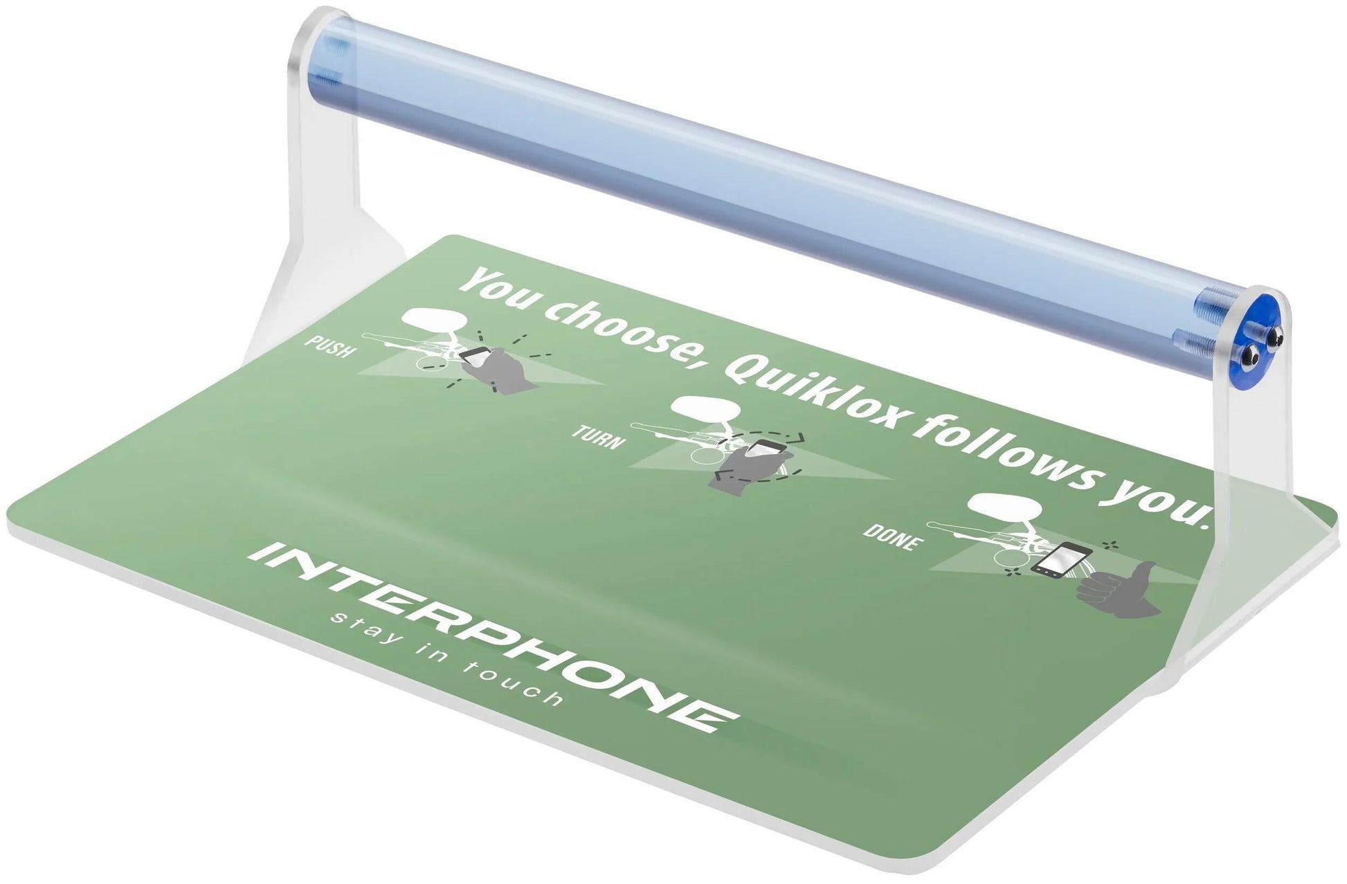 Interphone verkaufsdisplay display quiklox counter display