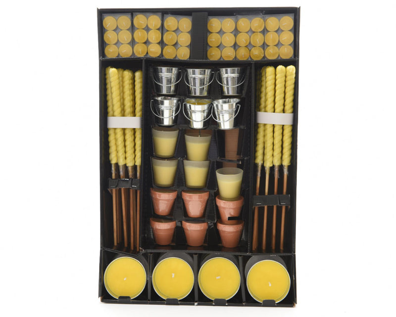 Decoris citronella kaars display