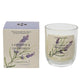 Decoris geurkaars in glas lavende enl kamille 20% shea butter wax dia7,8x9cm 20 branduren