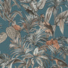 Dutch wallcoverings behang bird-of-paradise blauw
