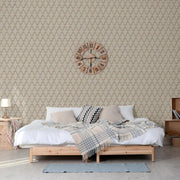 Dutch wallcoverings behang geometric goudkleurig en groen - afbeelding 1