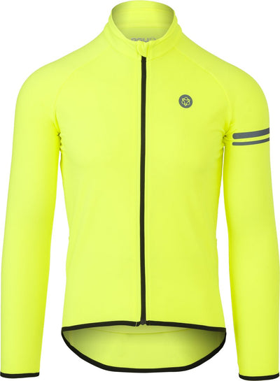 Agu thermo fietsshirt lange mouwen essential heren - geel - xxl