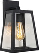 Lucide matslot - wandlamp binnen buiten - 1xe27 - ip23 - zwart
