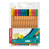 Stabilo point 88 10+5 neon in etui - afbeelding 1