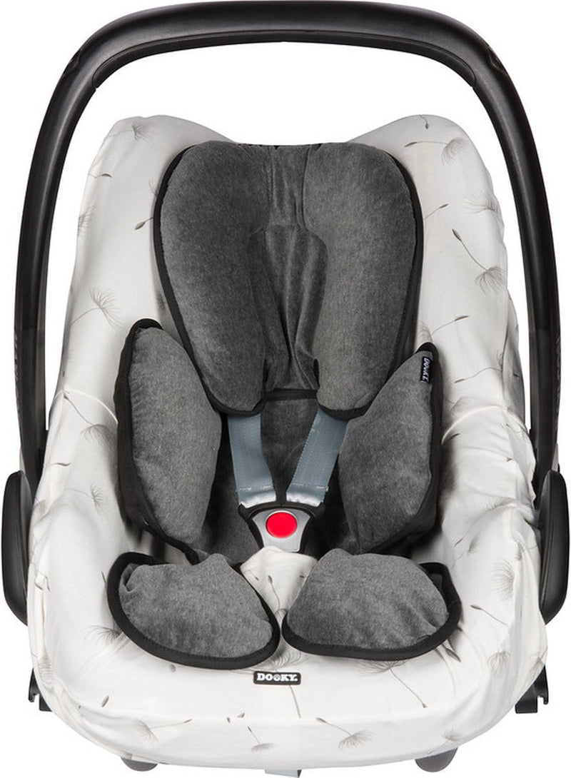 Dooky universeel baby kussen – zachte ondersteuning voor autostoel, wandelwagen reiswieg – wasbaar – 0-12 maanden