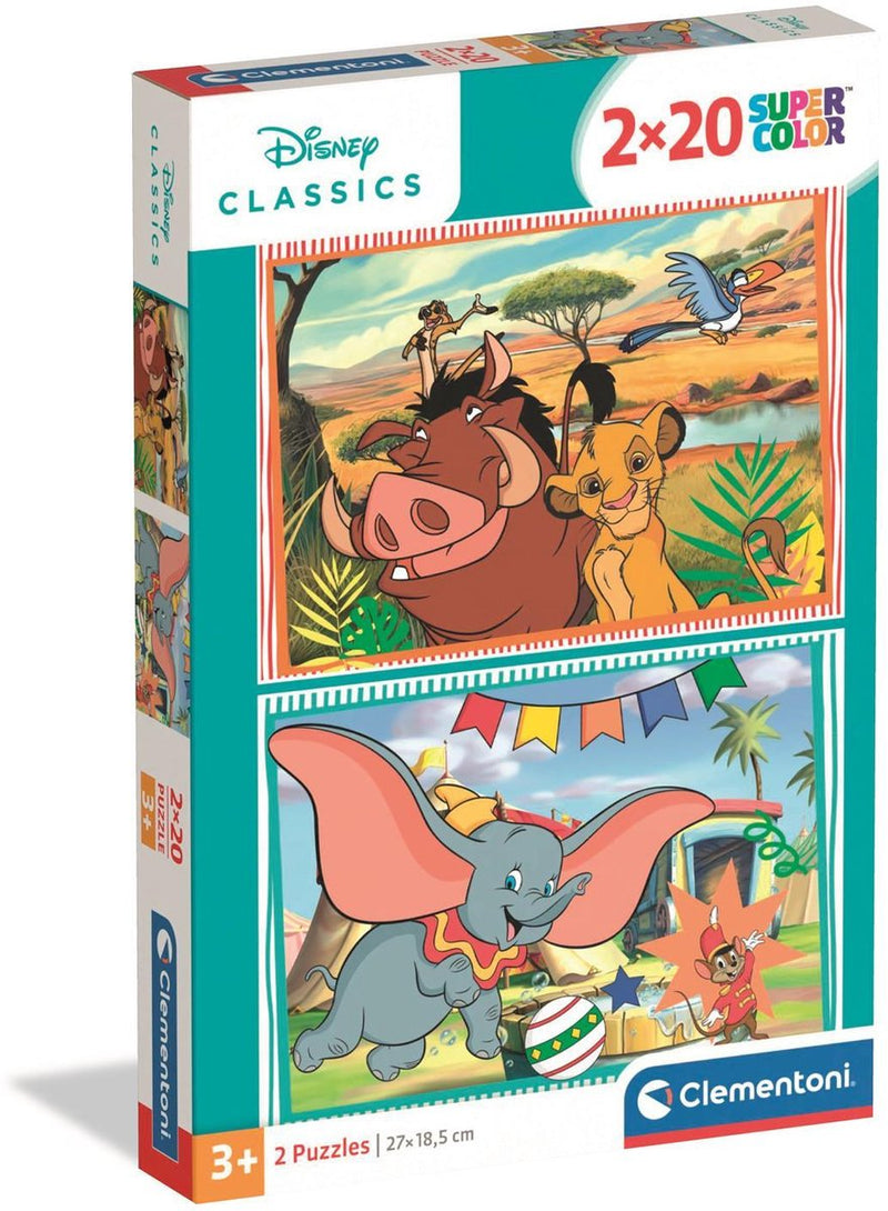 Clementoni - 2x20 stuks - disney classic