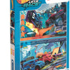 Clementoni legpuzzel super color hot wheels, 2x60st.