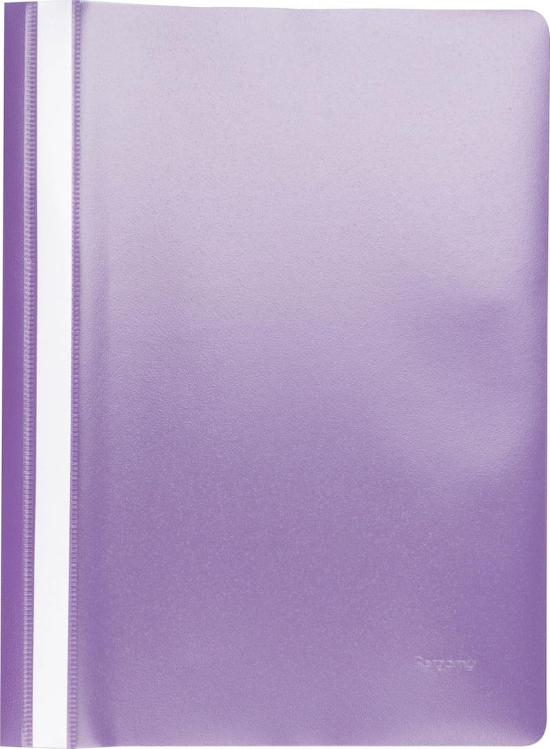 Pergamy snelhechtmap, ft a4, pp, pak van 25 stuks, paars