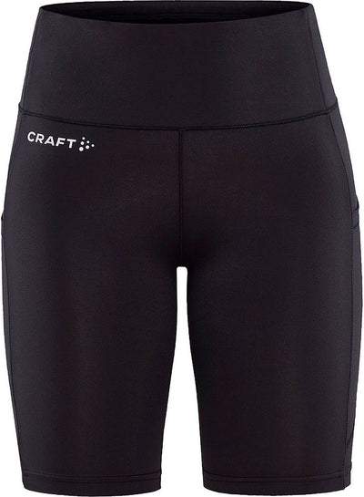 Craft adv essence tights 2 running short dames - zwart | maat: s
