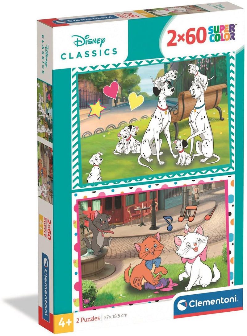 Clementoni disney classic (2 x 60 stukjes)