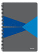Leitz office notitieboek a4 gelijnd - met pp omslag - 80 grams papier - blauw
