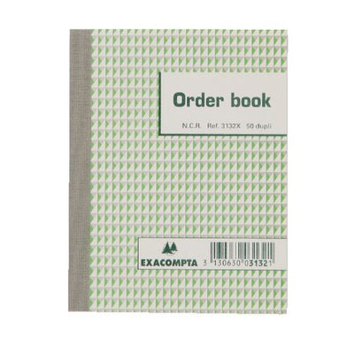 Exacompta orderboek 3132x 10x13,5 onbedrukt gelijnd tweevoud zelfkopiërend nl fr