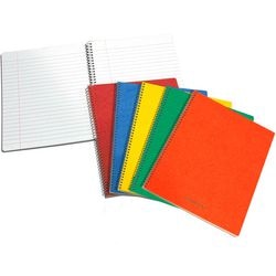 Collegeblok 60g m2 16,5x21cm gelinieerd sterk spiraal 60vel
