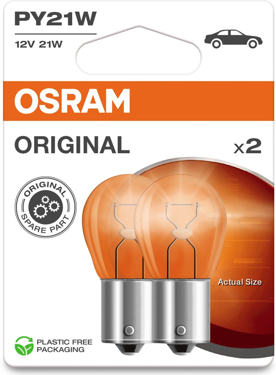 Osram py21w - 21w - bau15s - amber (100x 70x 30)