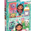 Clementoni puzzel gabby's poppenhuis, 2x60st.