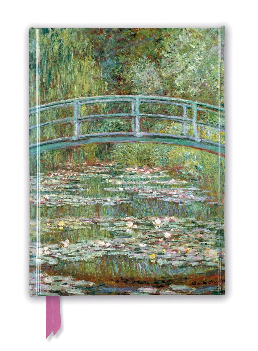 Flametree claude monet foiled journal