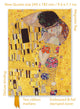 Flame tree gustav klimt: the kiss (foiled quarto journal)