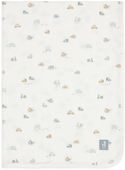 Jollein deken wieg jersey 75x100cm - wiegdekentje baby - on the go
