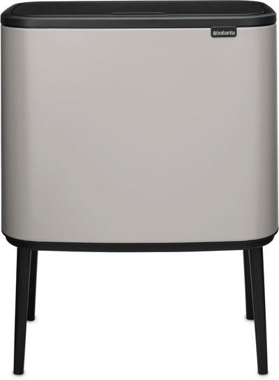 Brabantia bo touch bin prullenbak - 36 liter - 1 vak - soft grey