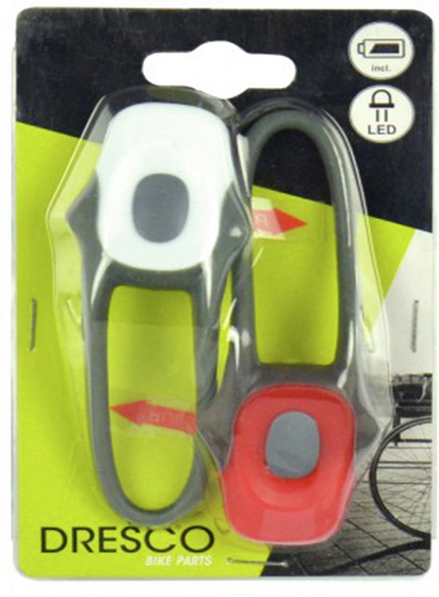 Dresco 2.0 1052272 - fietsverlichtingset frog lights | 6 stuks