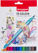 Bruynzeel brushpen set 12 kleuren