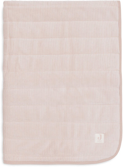 Jollein baby deken wieg - 75x100cm - velvet rib - wild rose