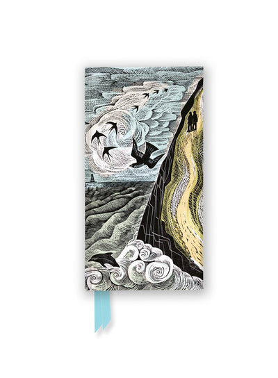 Flame tree angela harding: cornish path (foiled slimline journal)