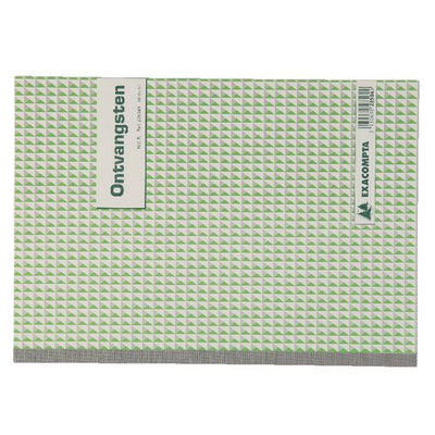 Register ontvangstbewijs exacompta 23504x 21x29,7 tweevoud zelfkopiërend 50vel
