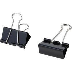 Foldback papierklemmen office depot 41 mm zwart