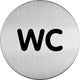 Pic togram toilet durable edelstaal tafelmodel krasbestendig