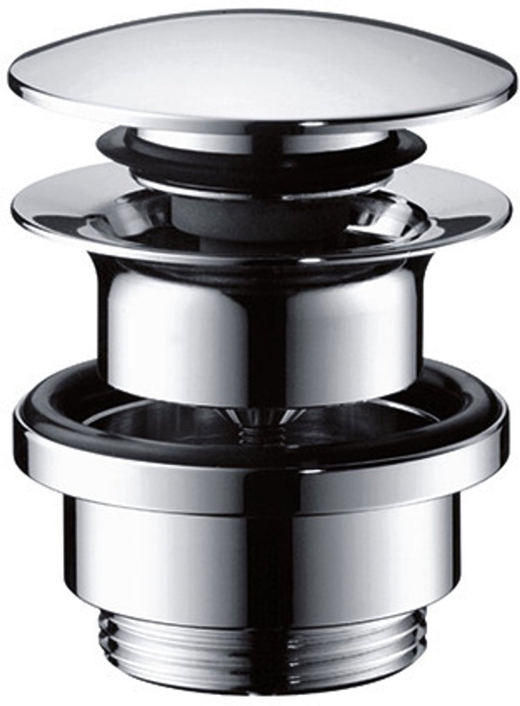 Hansgrohe afvoergarnituur push-open voor wastafel- en bidetmengkranen - chroom