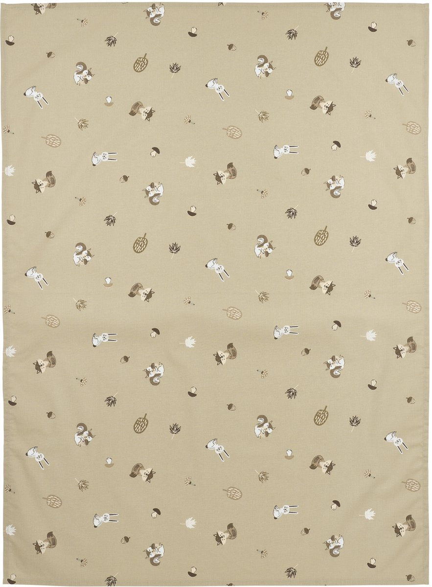 Meyco baby meyco forest animals laken - 100x150 cm - sand
