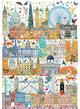 Gibsons - london skyline (door josie shenoy) - 1000 stukjes 49×68cm (b×h) - legpuzzel voor volwassenen