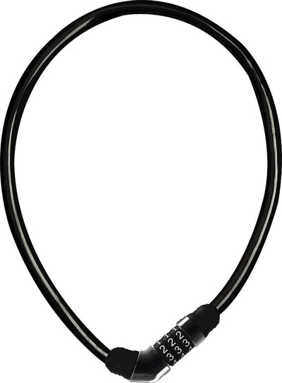 Abus kabelslot 4408c - cijferslot - 65 cm lange staalkabel met kunststof omhulsel - -security level 2 - blauw