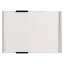 Merkloos sans marque durable 4801 naambord - naambordje - deurbord- info sign - geanodiseerd aluminium - metallic zilver- 149 x 105,5 mm