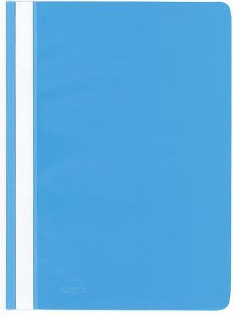 Kangaro snelhechtermap - a4 - pp - lichtblauw - krimp á 25 stuks - k-22053