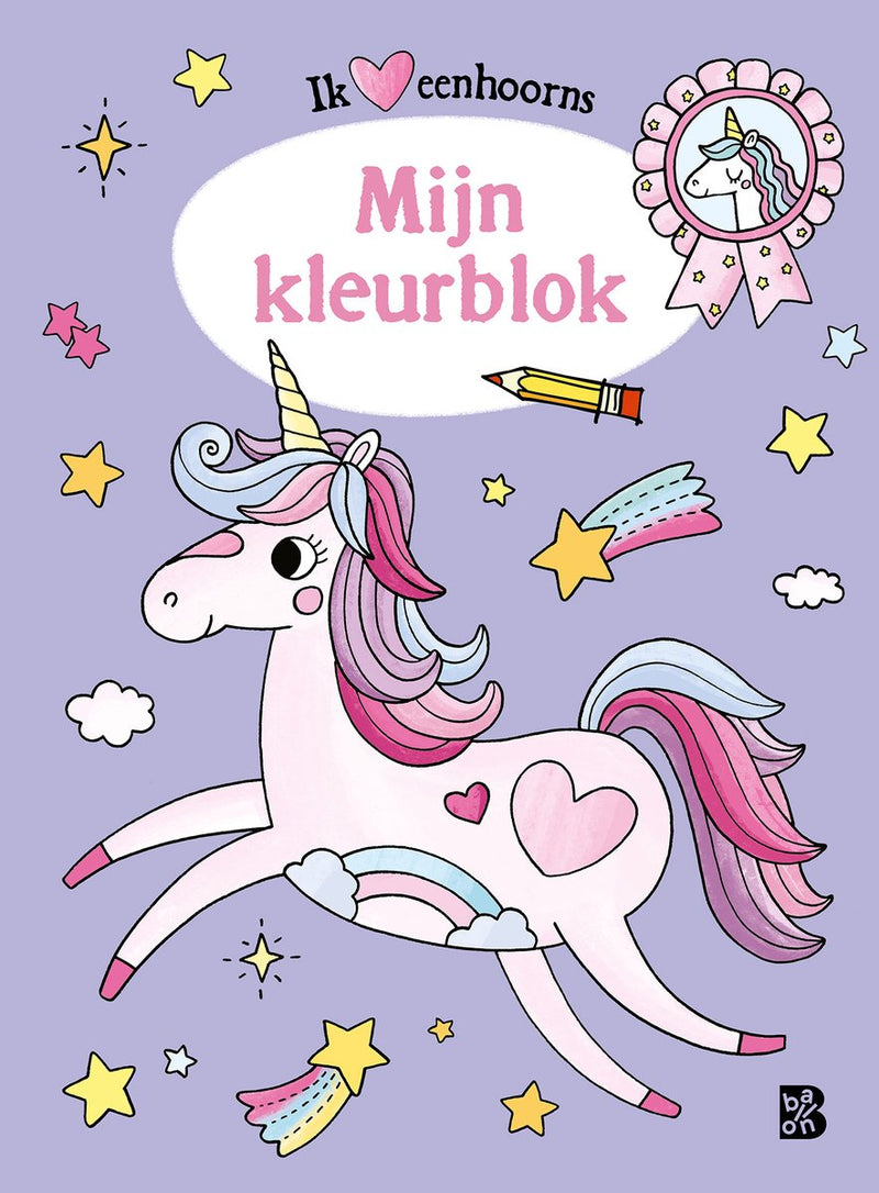 Standaard uitgeverij eenhoorns kleurblok 4+ | 3 stuks