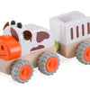 Wonderworld koe tractor met aanhanger+1