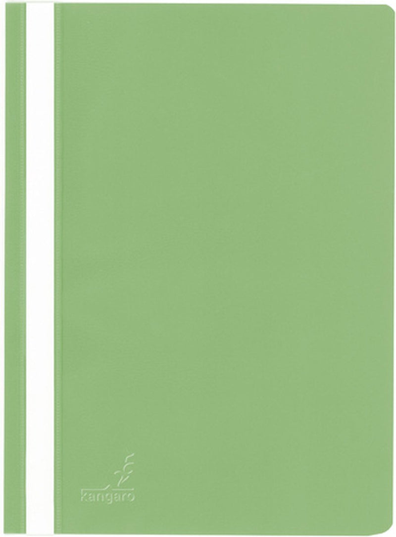 Kangaro snelhechtermap - a4 - pp - groen - krimp á 25 stuks - k-22037
