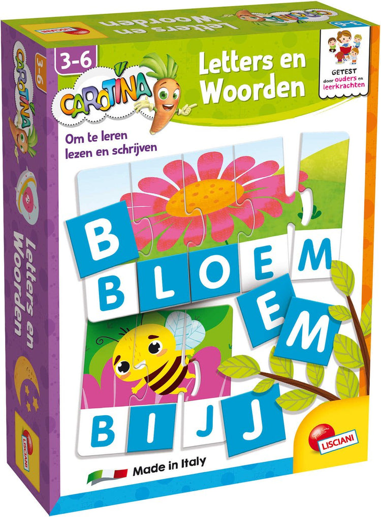 Lisciani carotina plus nl letters en woorden